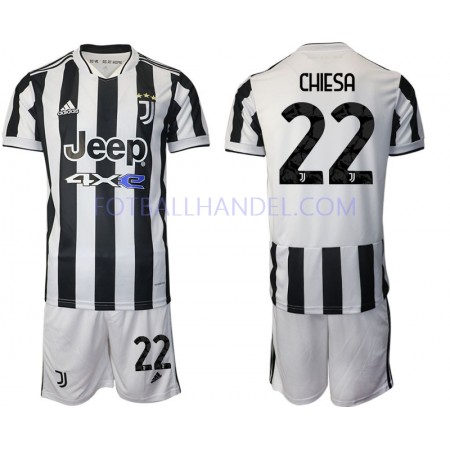 Barn Fotballdrakter Juventus Federico Chiesa 22 Hjemme 2021-22 Kortermet